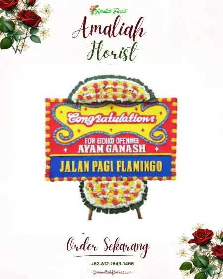 Sewa Papan Bunga Garon